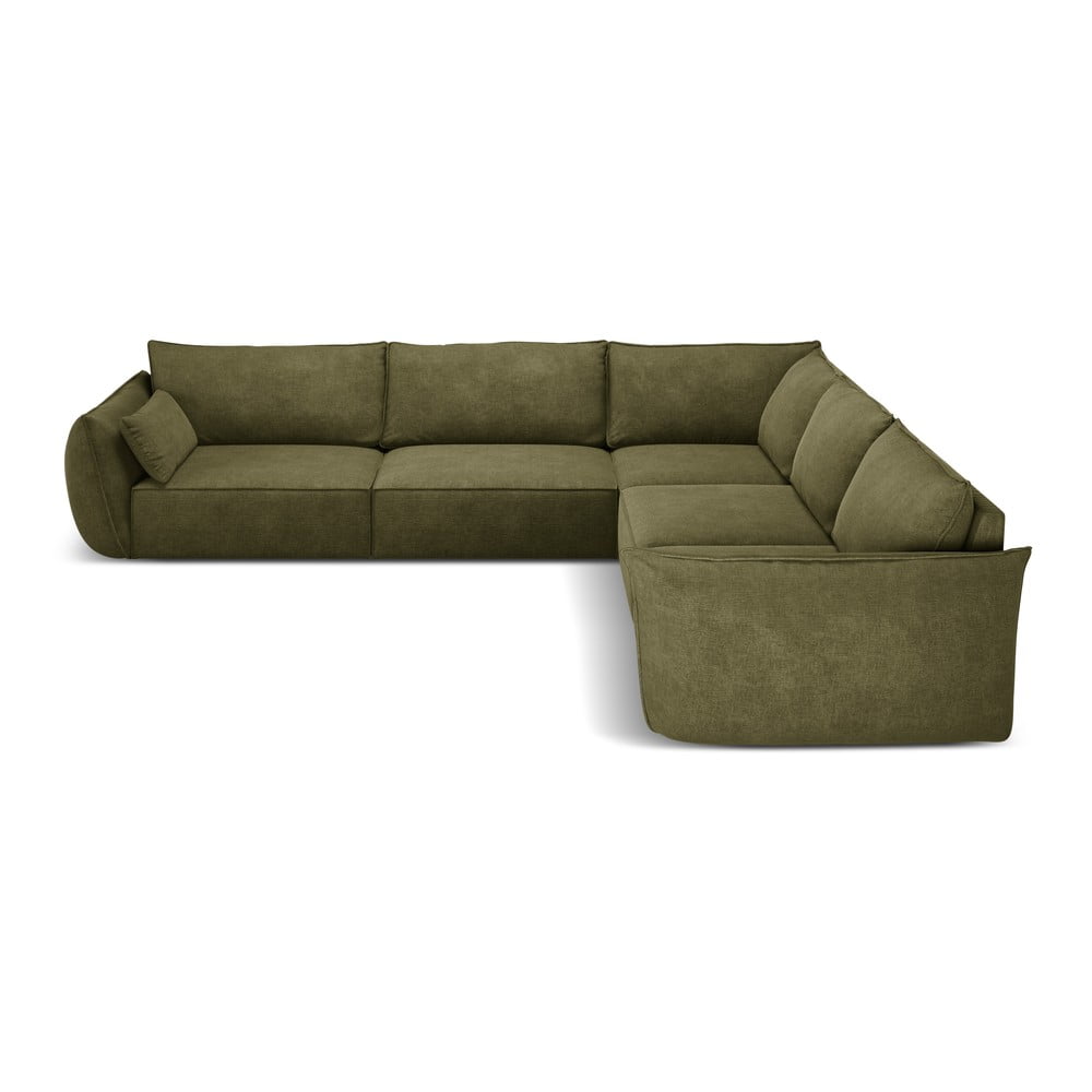 Zelená rohová pohovka (variabilní) Vanda – Mazzini Sofas Zelená rohová pohovka (variabilní) Vanda – Mazzini Sofas
