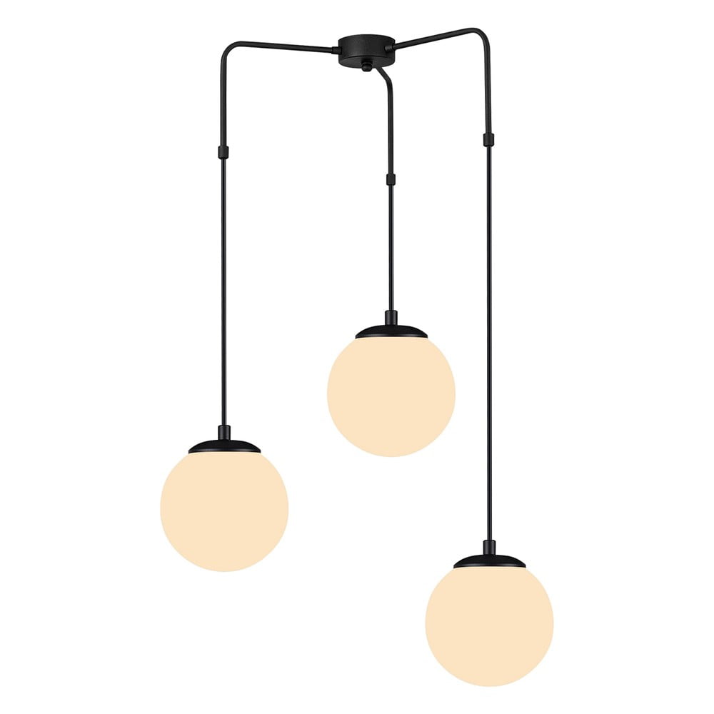 Černé závěsné svítidlo Squid Lighting Efe, výška 100 cm Černé závěsné svítidlo Squid Lighting Efe, výška 100 cm