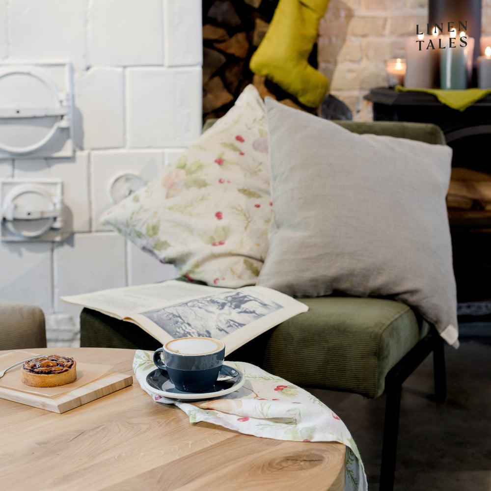 Vánoční lněný povlak na polštář Linen Tales Jingle Bells, 50 x 50 cm - Obrázek 2