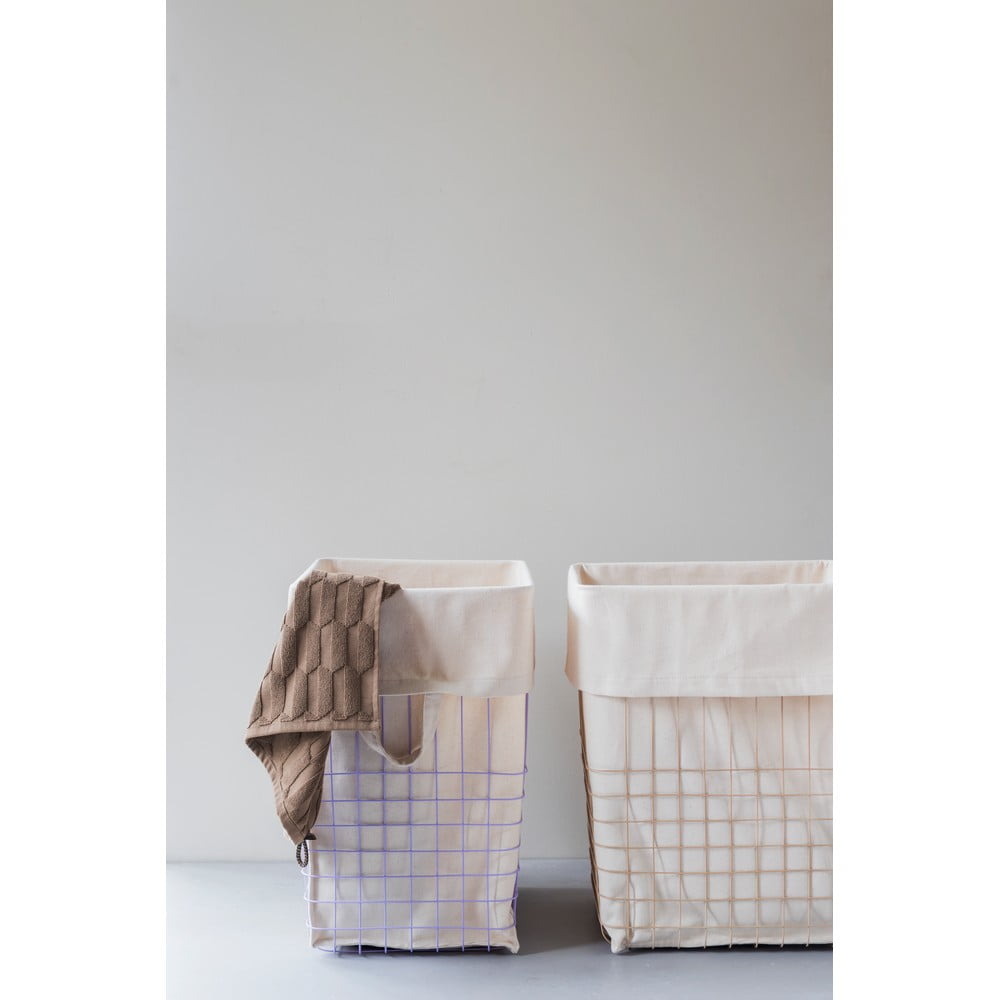 Fialový kovovo-látkový koš na prádlo 64 l Store-It – Mette Ditmer Denmark - Obrázek 2