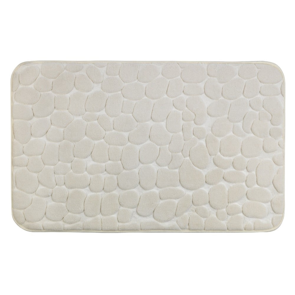Béžová koupelnová předložka s paměťovou pěnou Wenko Beige, 80 x 50 cm Béžová koupelnová předložka s paměťovou pěnou Wenko Beige, 80 x 50 cm