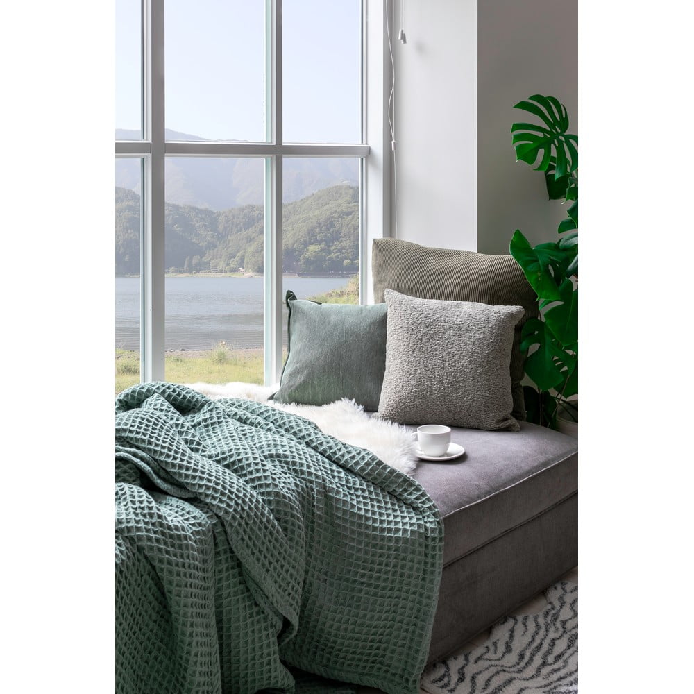 Hnědý dekorativní polštář Tiseco Home Studio Ribbed, 60 x 60 cm - Obrázek 2