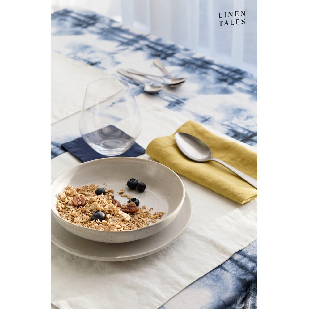 Bílé lněné prostírání Linen Tales, 35 x 45 cm - Obrázek 2