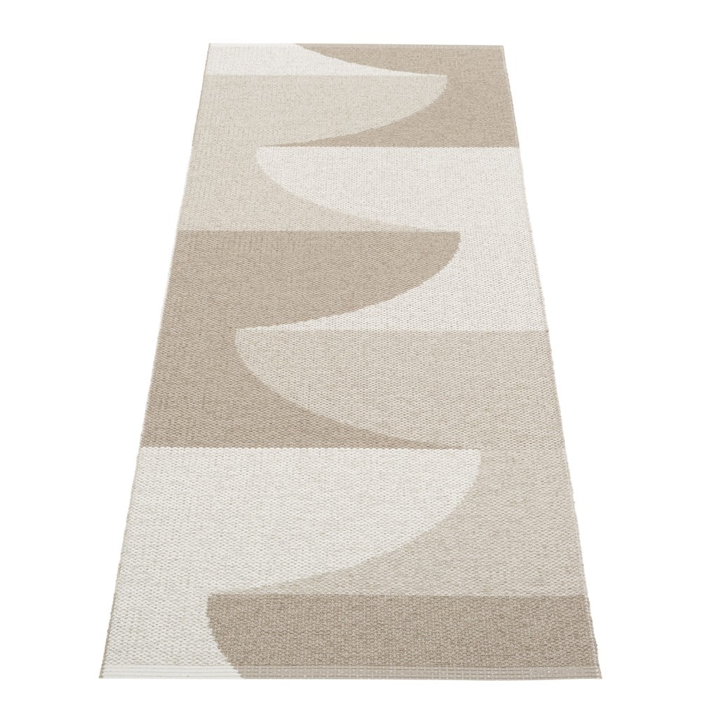Béžový vnitřní a venkovní běhoun 70x180 cm Hill Dark Linen – Pappelina - Obrázek 2