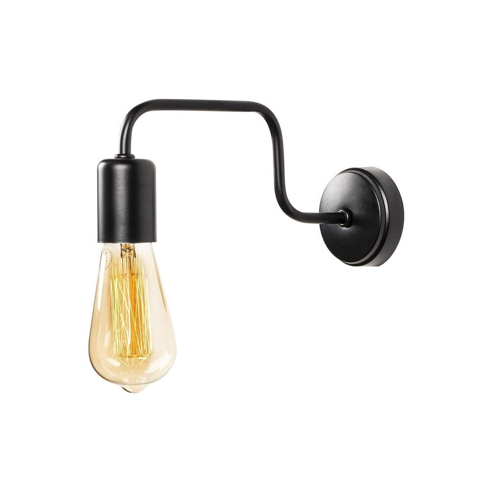 Černé kovové nástěnné svítidlo Opviq lights Isidora - Obrázek 2