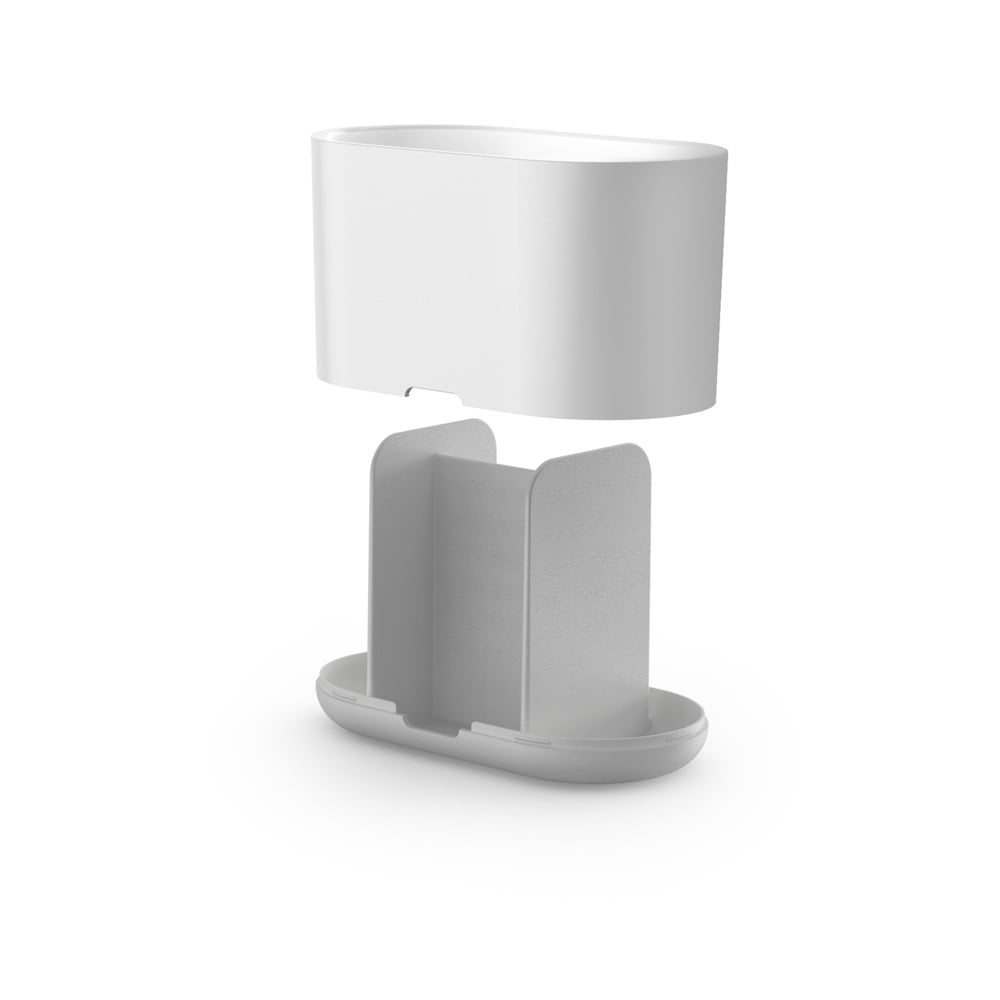 Bílý plastový kelímek na zubní kartáčky Duo – Joseph Joseph - Obrázek 2