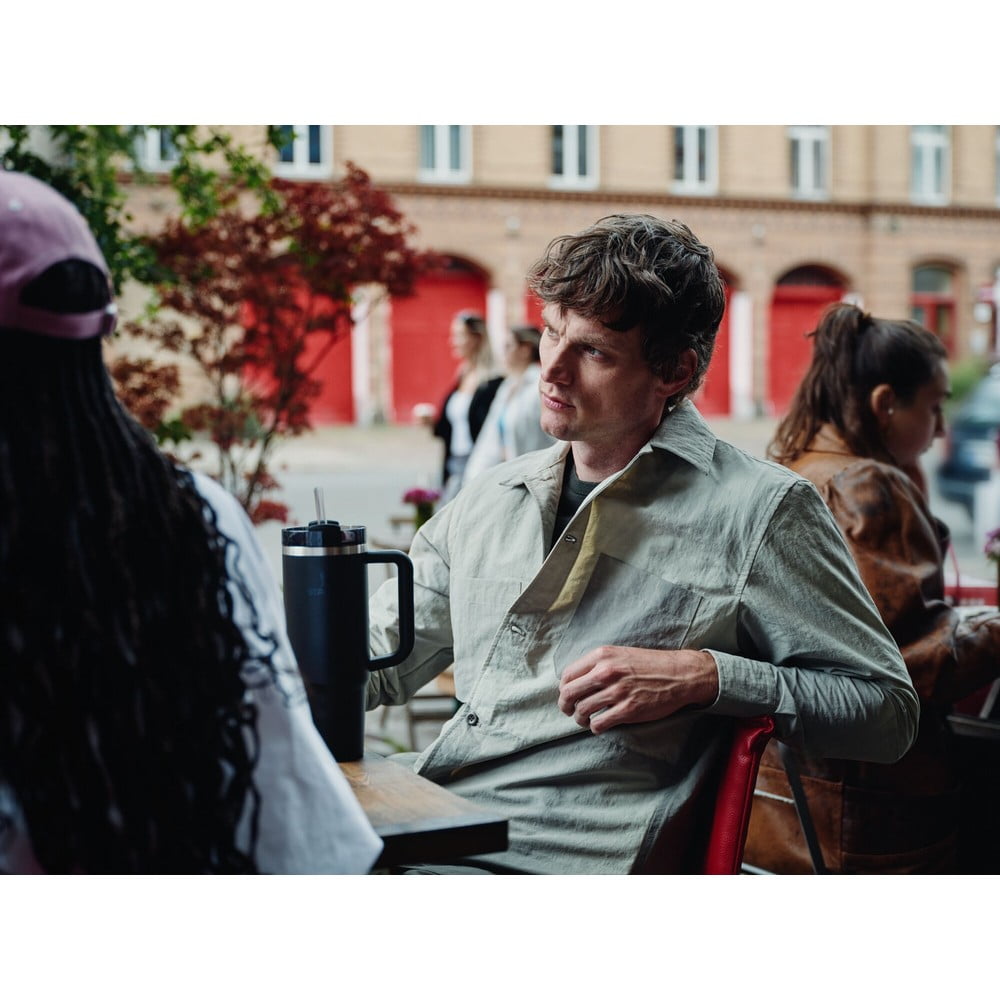 Černá termoska 1,18 l Quencher H2.O FlowState Tumbler Black – Stanley - Obrázek 2