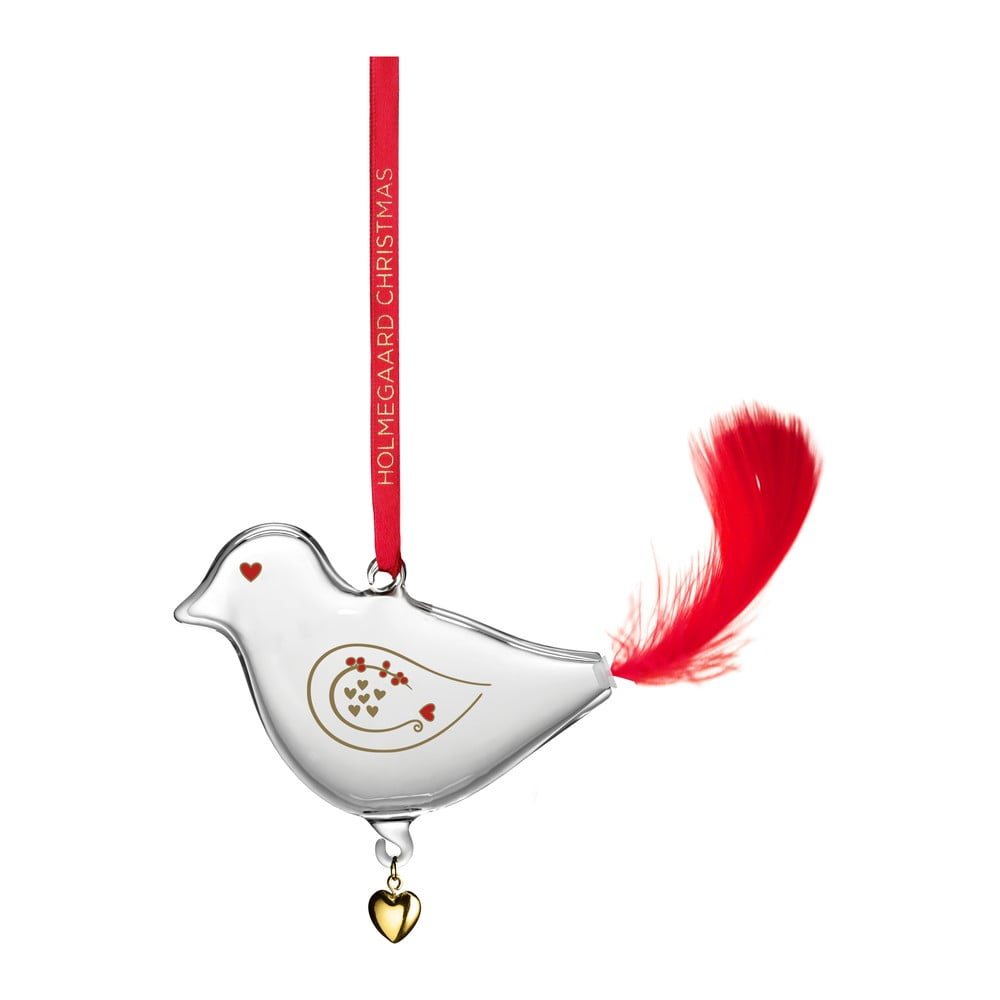 Skleněná ručně foukaná vánoční ozdoba 7 cm Ann-Sofi Romme Annual Christmas Bird 2025 – Holmegaard Skleněná ručně foukaná vánoční ozdoba 7 cm Ann-Sofi Romme Annual Christmas Bird 2025 – Holmegaard