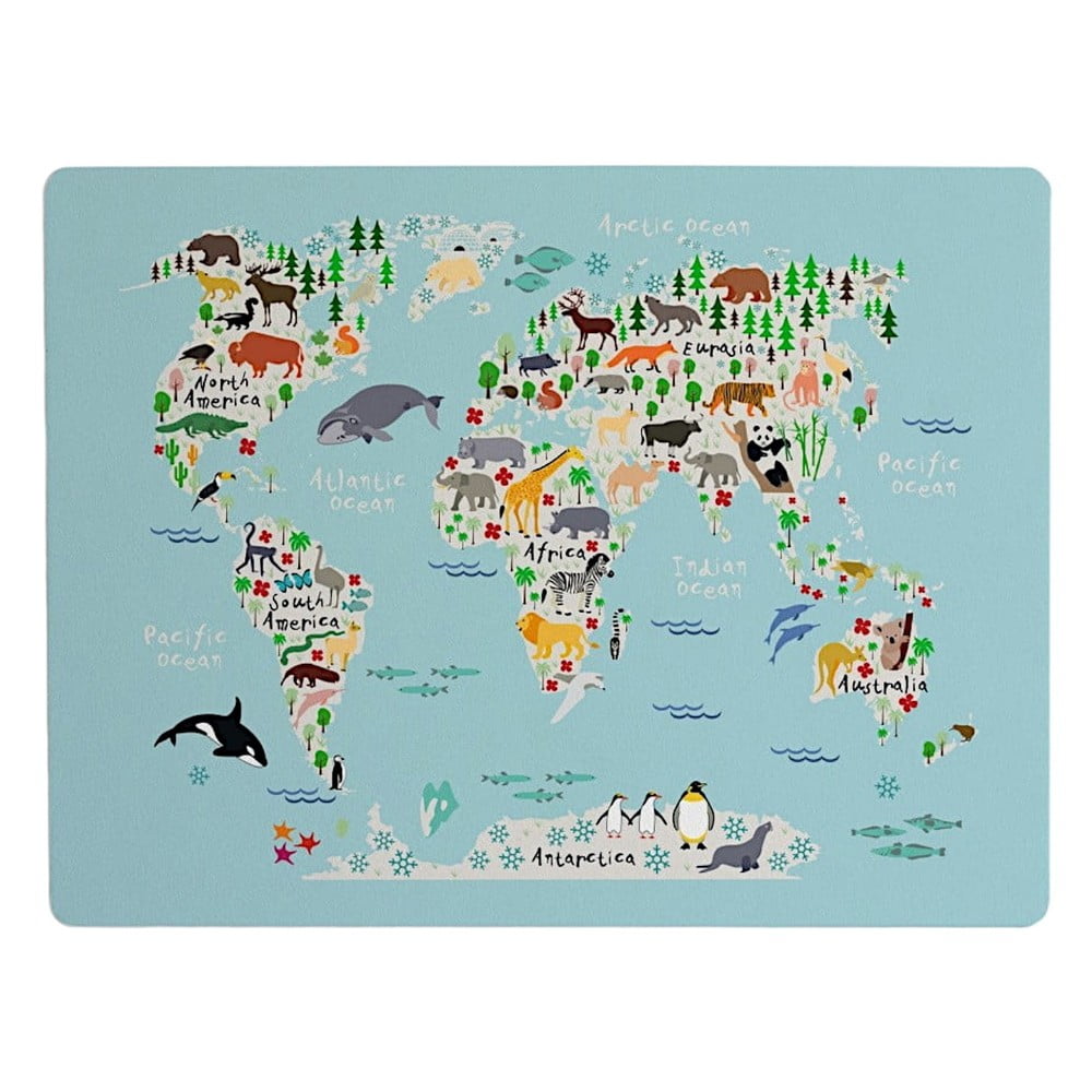 Podložka na stůl Little Nice Things World Map, 55 x 35 cm Podložka na stůl Little Nice Things World Map, 55 x 35 cm