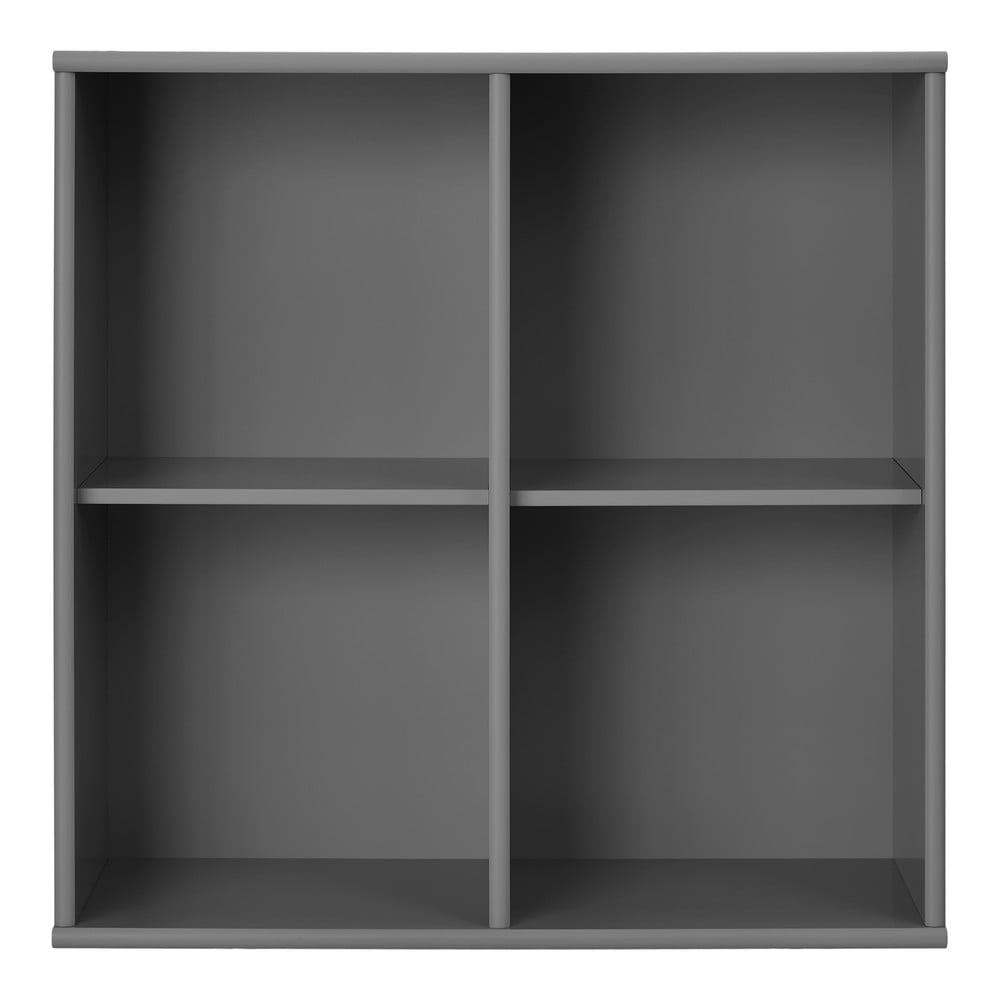Antracitová závěsná knihovna 70×70 cm Mistral – Hammel Furniture Antracitová závěsná knihovna 70×70 cm Mistral – Hammel Furniture