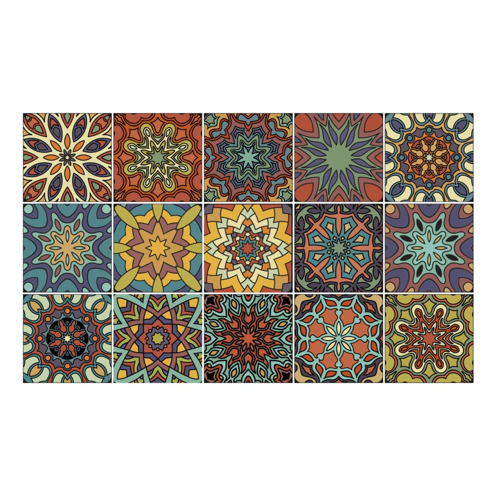 Sada 15 dekorativních samolepek na stěnu Ambiance La Plata - Obrázek 2