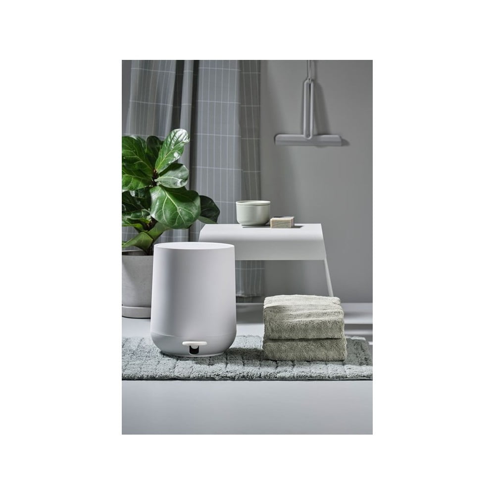 Bílý plastový odpadkový koš 3 l Nova – Zone - Obrázek 2