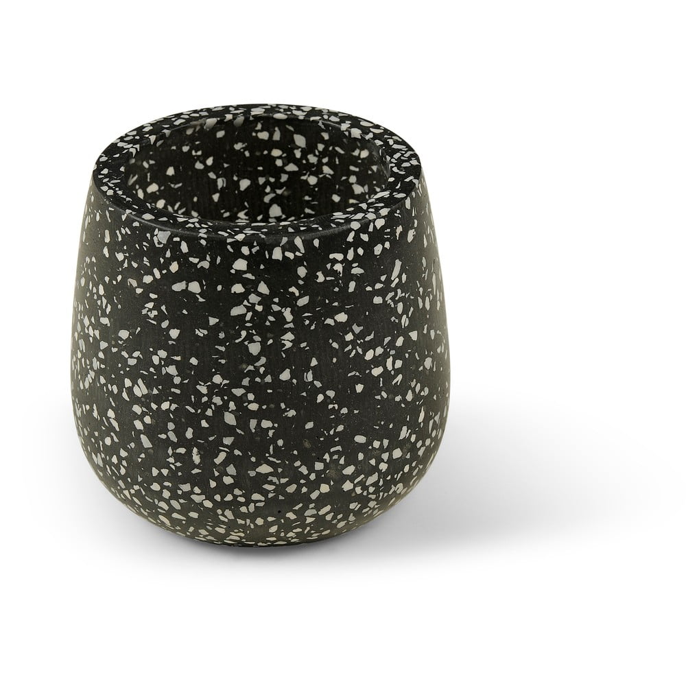 Tmavě šedý květináč Bonami Selection Terrazzo, ø 15 cm Tmavě šedý květináč Bonami Selection Terrazzo, ø 15 cm