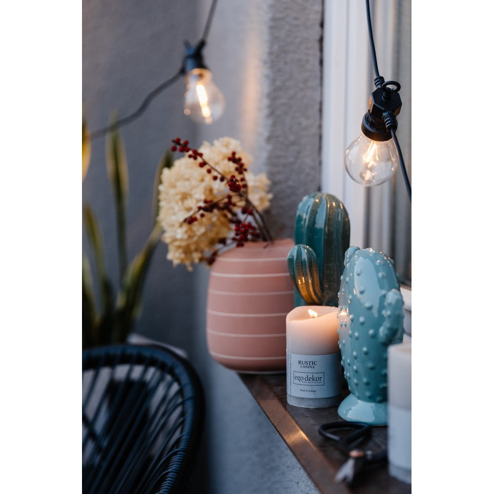 Hnědá svíčka Rustic candles by Ego dekor Rust, doba hoření 38 h - Obrázek 2