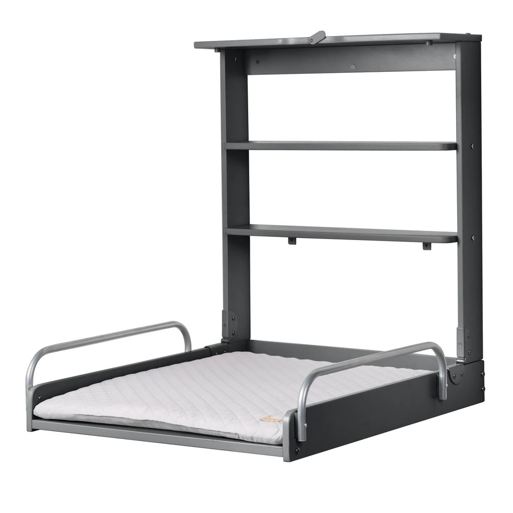 Antracitový závěsný přebalovací pult Roba style – Roba Antracitový závěsný přebalovací pult Roba style – Roba