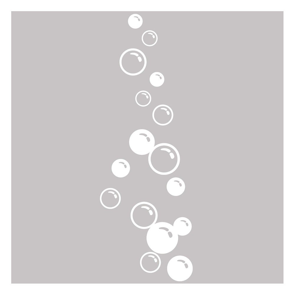 Samolepka na dveře od sprchy Ambiance Soap Bubbles, 30 x 80 cm - Obrázek 2