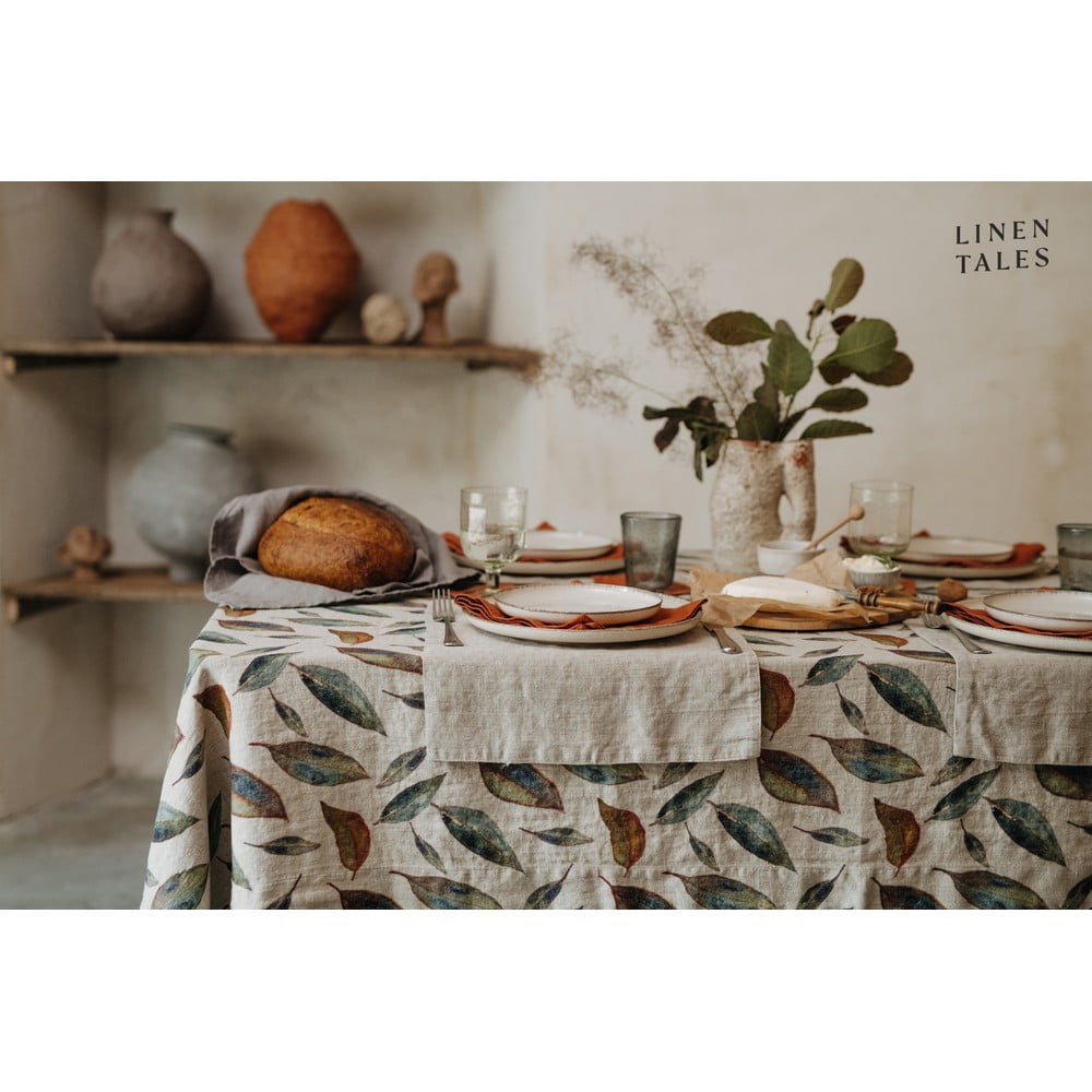 Béžové lněné prostírání Linen Tales, 35 x 45 cm - Obrázek 2