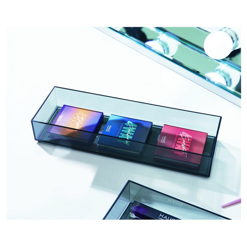 Matně černý koupelnový organizér na kosmetiku z recyklovaného plastu – iDesign - Obrázek 2