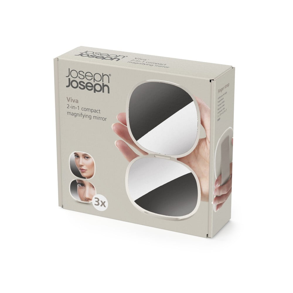 Kosmetické zrcadlo ø 8 cm Viva 2in1 – Joseph Joseph - Obrázek 2