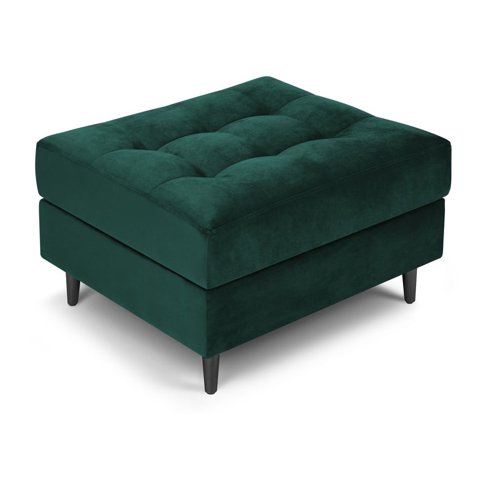 Petrolejově zelená sametová podnožka Milo Casa Santo Petrolejově zelená sametová podnožka Milo Casa Santo