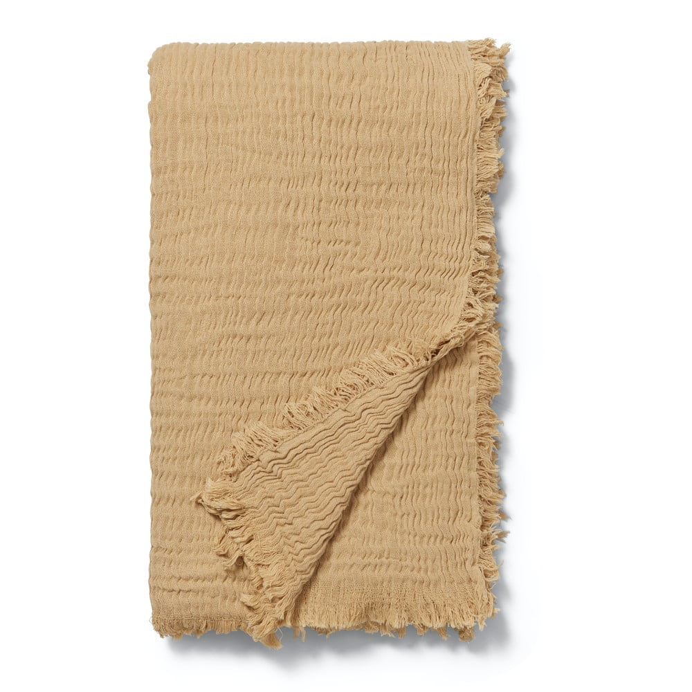 Béžový přehoz na dvoulůžko 240×260 cm Reloved – JUNA Béžový přehoz na dvoulůžko 240×260 cm Reloved – JUNA