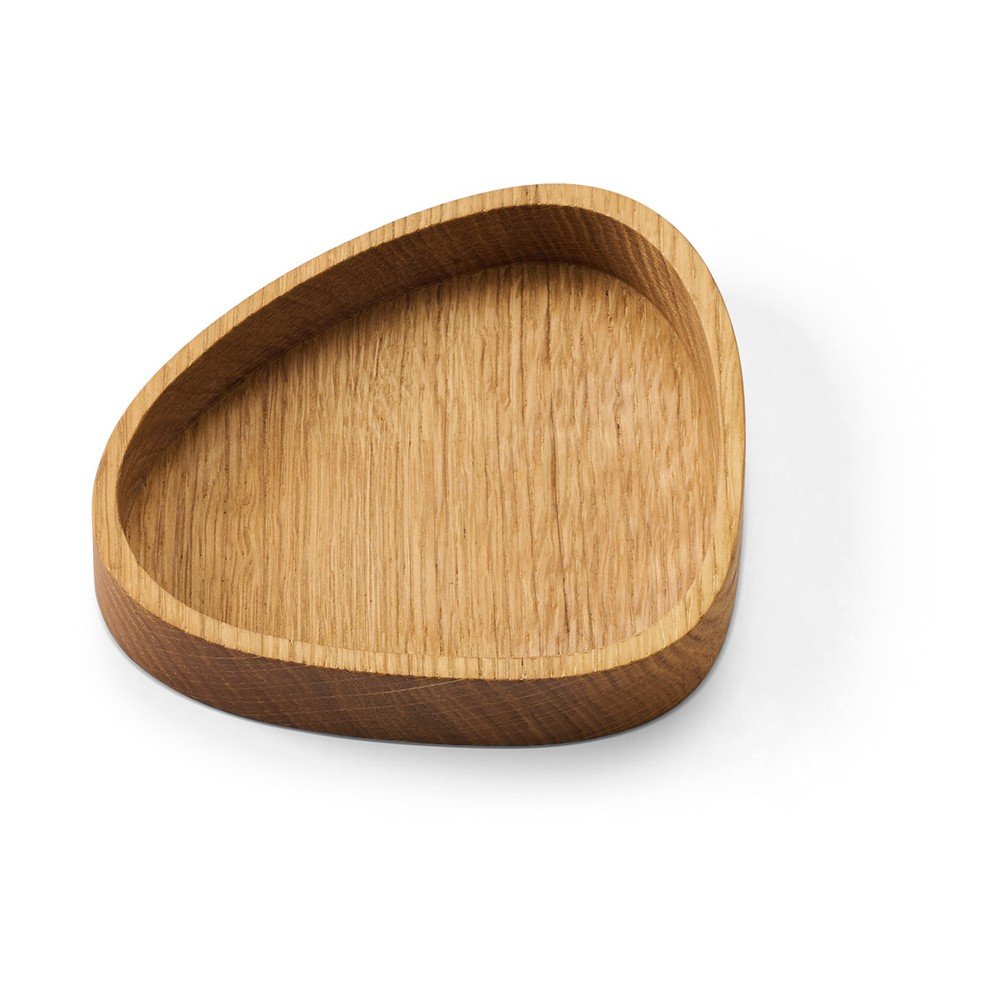 Dekorativní dřevěný úložný box v přírodní barvě 14x12,5x3 cm Curve S – LIND DNA - Obrázek 2