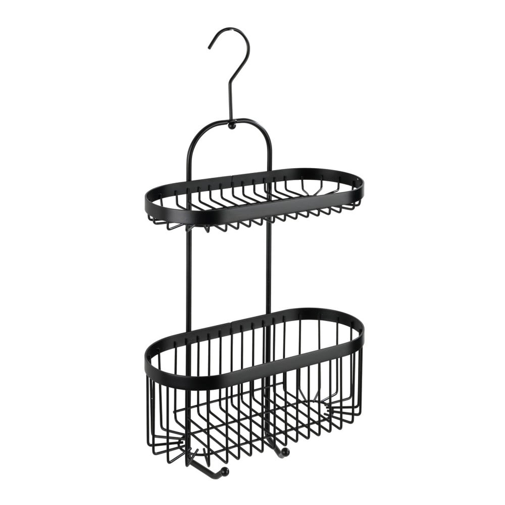 Černý závěsný košík Wenko Classic Plus 2 Tier Caddy - Obrázek 2