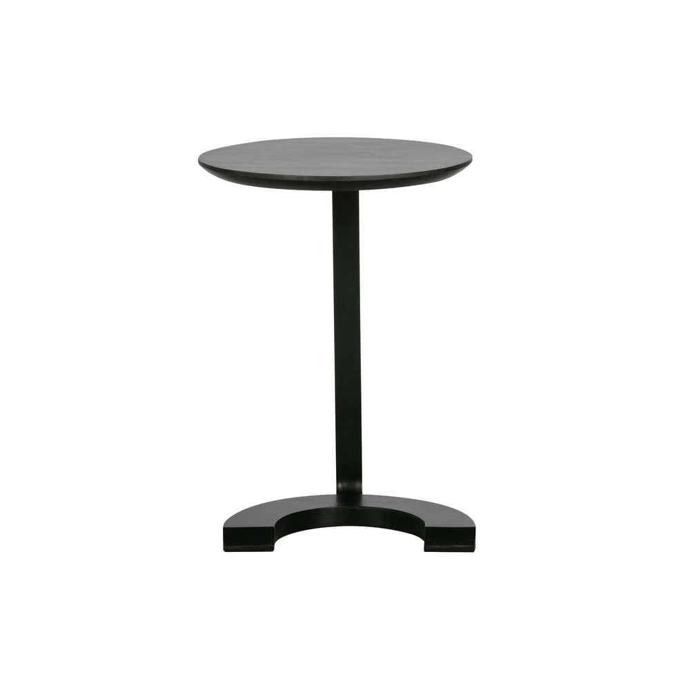 Černý odkládací stolek z mangového dřeva WOOOD Floor Černý odkládací stolek z mangového dřeva WOOOD Floor