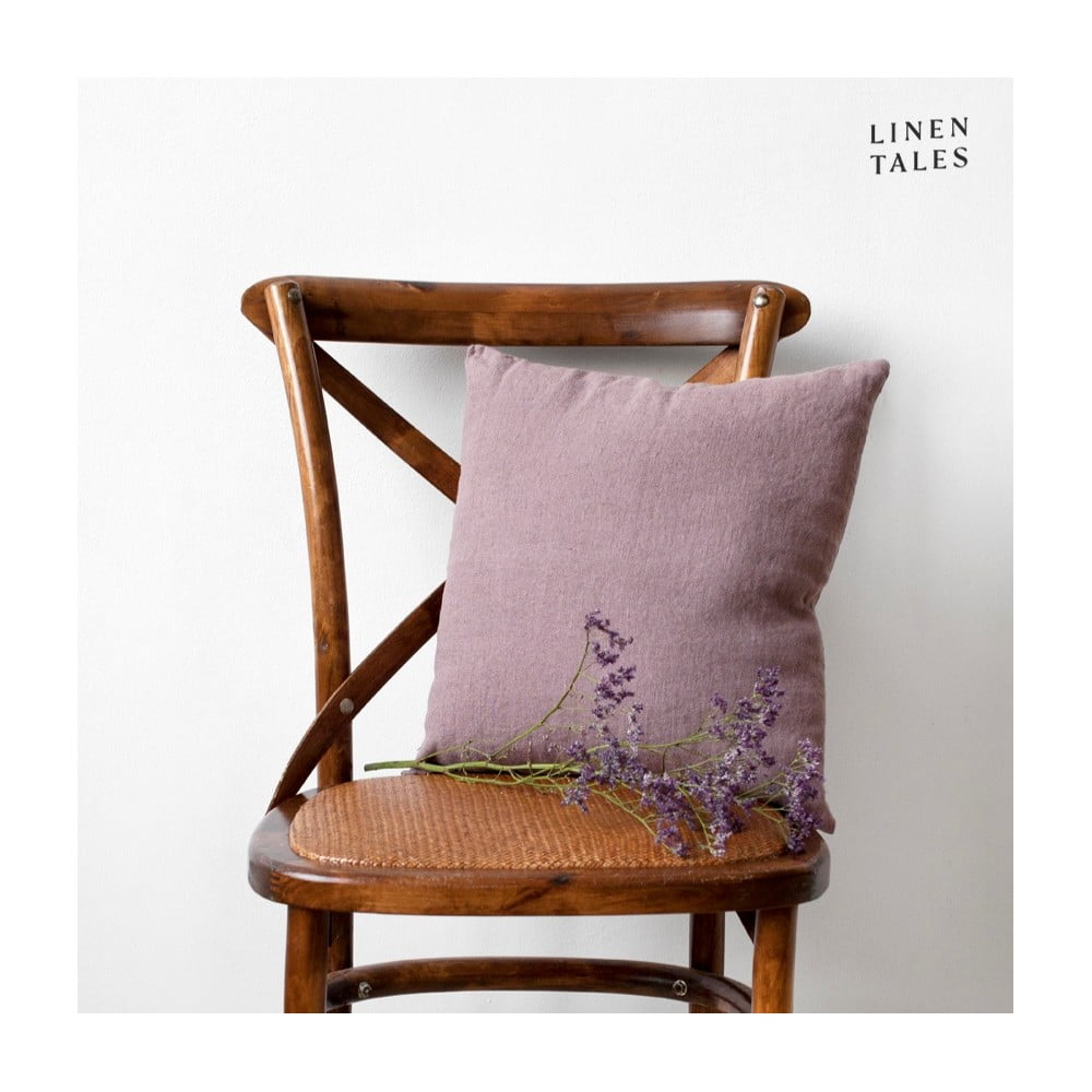 Lněný povlak na polštář 40×40 cm Ashes of Roses – Linen Tales Lněný povlak na polštář 40×40 cm Ashes of Roses – Linen Tales