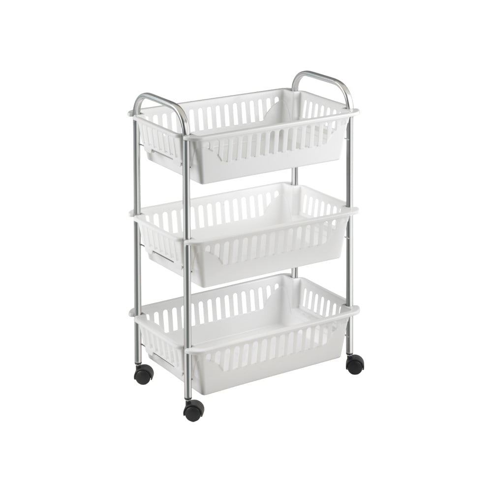 Pojízdný vozík se 3 košíčky Metaltex Oslo, výška 63 cm Pojízdný vozík se 3 košíčky Metaltex Oslo, výška 63 cm