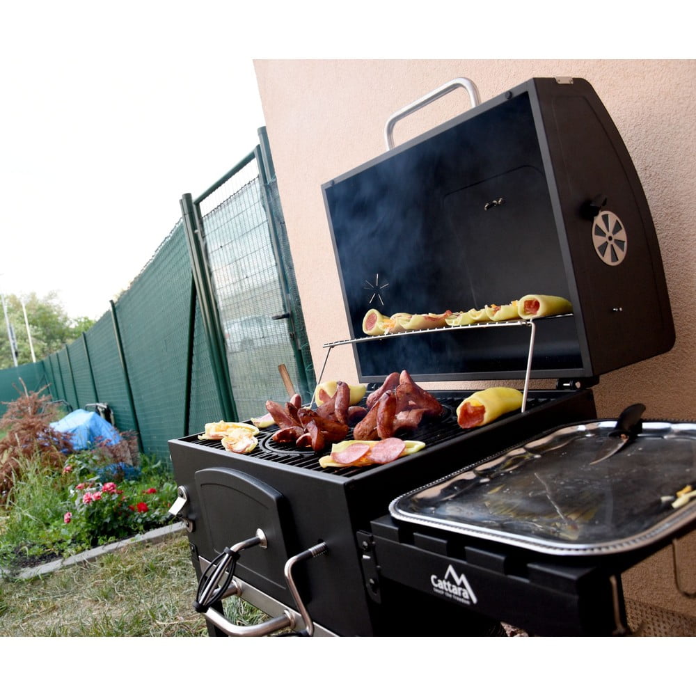 Gril na dřevěné uhlí s litinovým roštem Cattara Royal - Obrázek 2