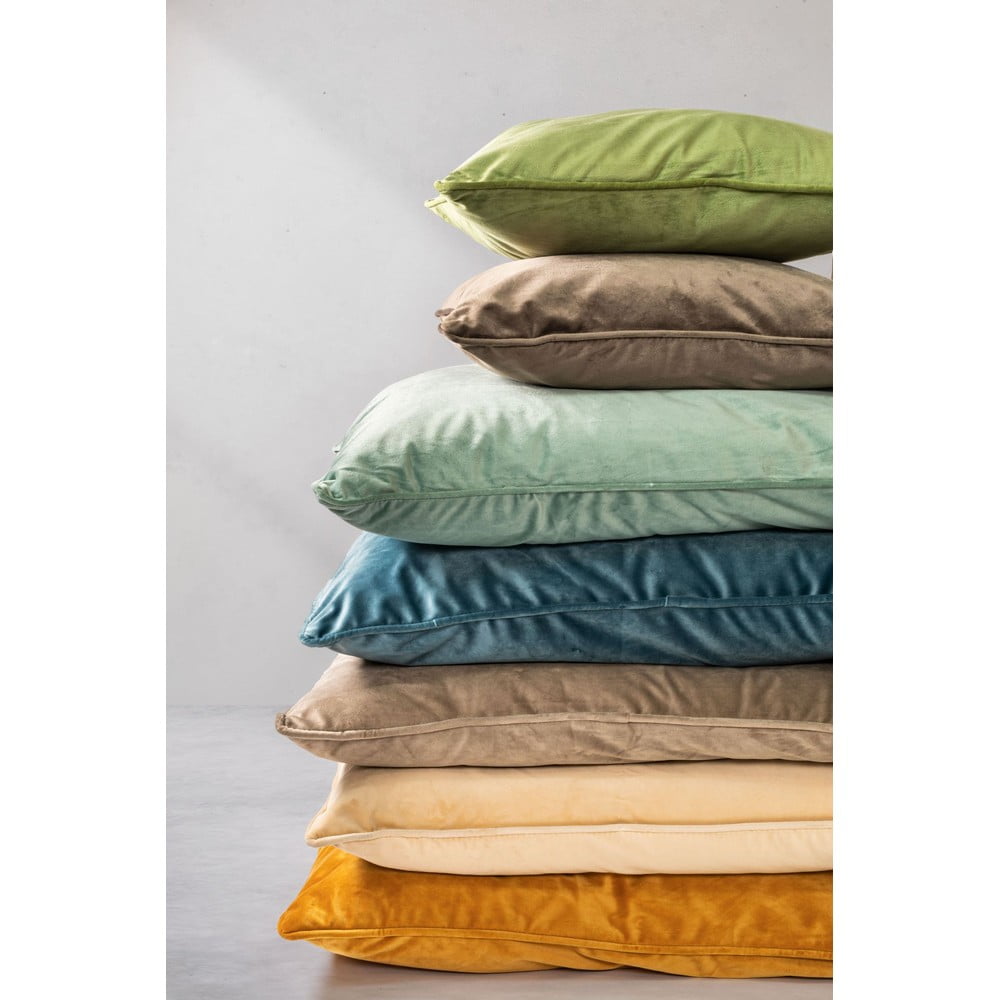 Tmavě zelený polštář Tiseco Home Studio Velvety, 45 x 45 cm - Obrázek 2