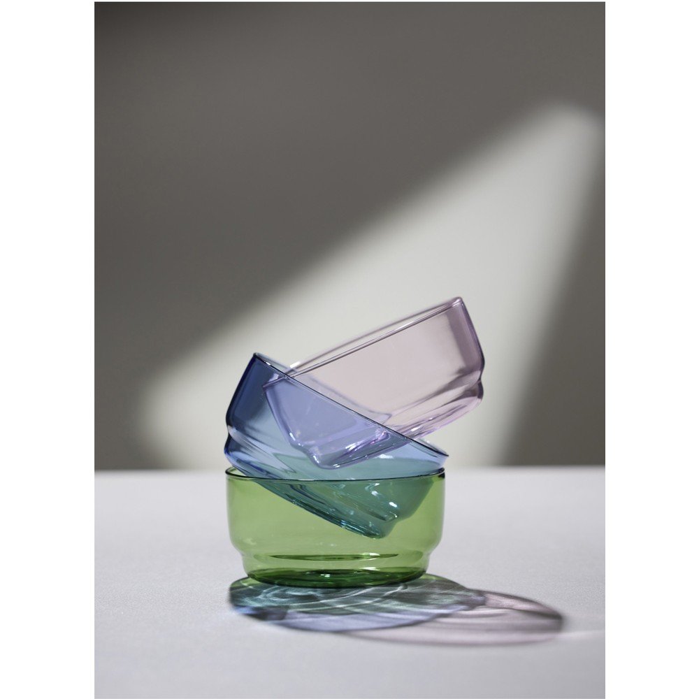 Růžové skleněné misky v sadě 2 ks 500 ml Torino – Lyngby Glas - Obrázek 2