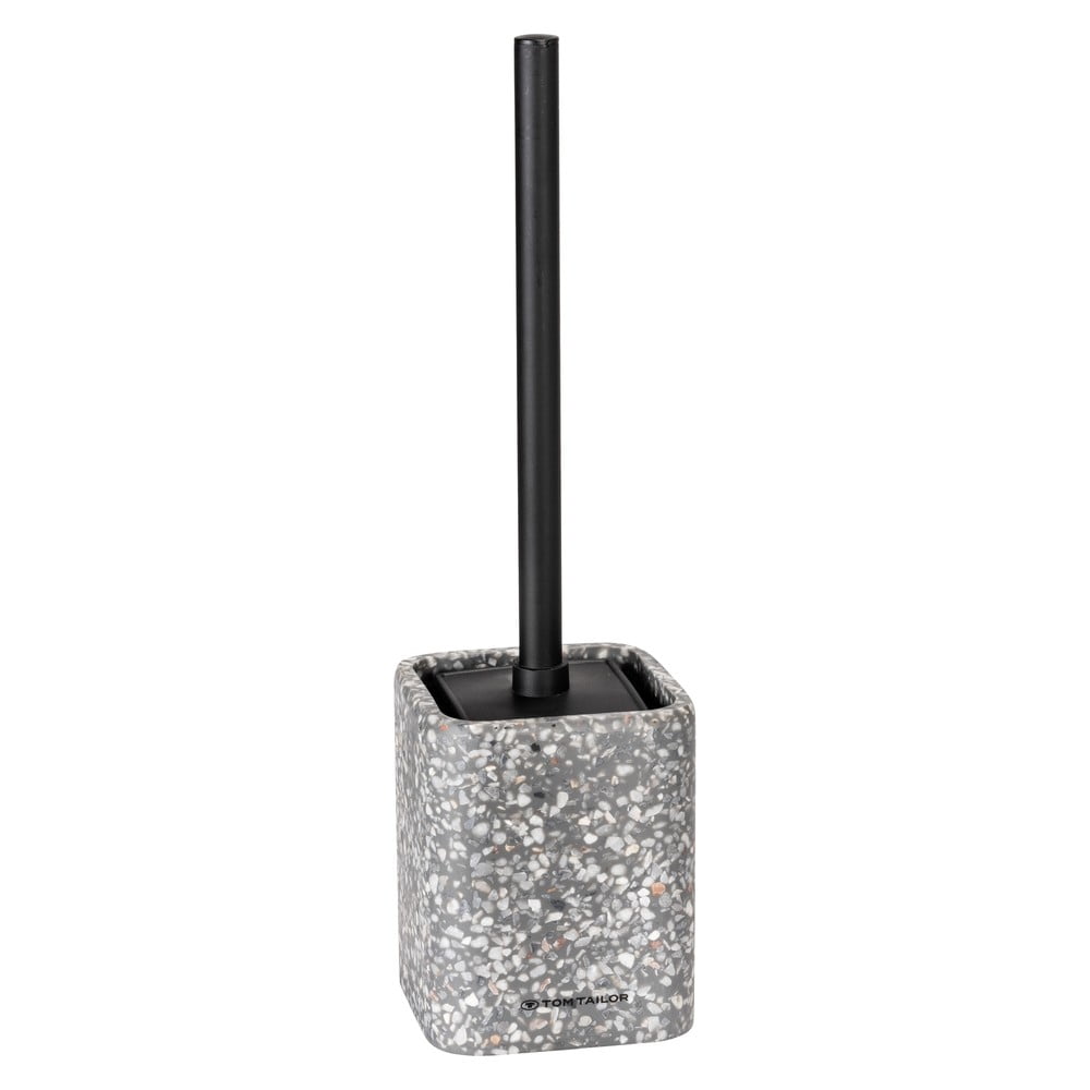 Šedá WC štětka z polyresinu Tom Tailor T-Terrazzo – Wenko Šedá WC štětka z polyresinu Tom Tailor T-Terrazzo – Wenko