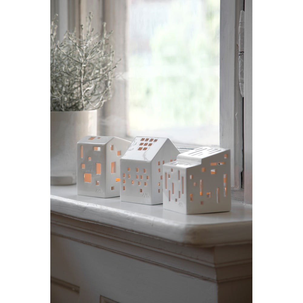 Bílý keramický svícen Kähler Design Urbania Lighthouse Functio - Obrázek 2