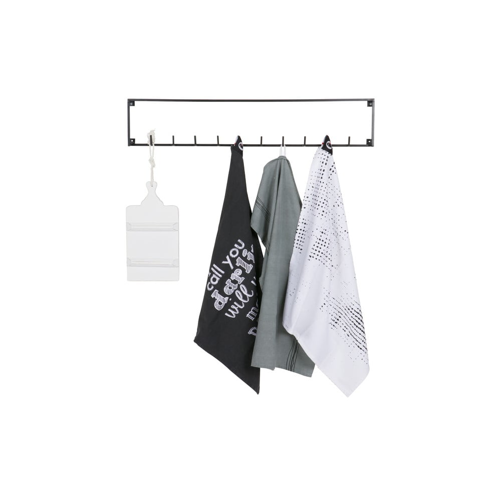 Černý věšák s 10 háčky WOOOD Meert - Obrázek 2