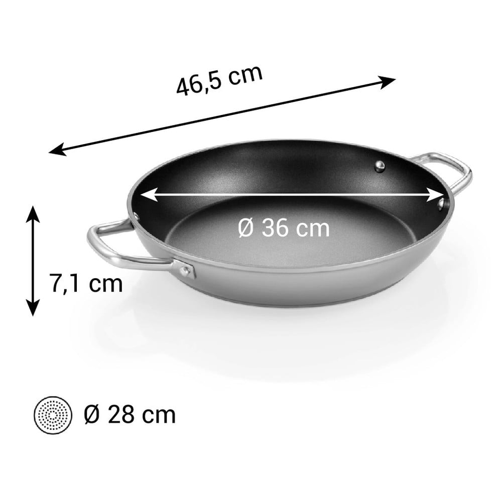 Hliníková pánev s nepřilnavým povrchem ø 36 cm GrandChef+ – Tescoma - Obrázek 2