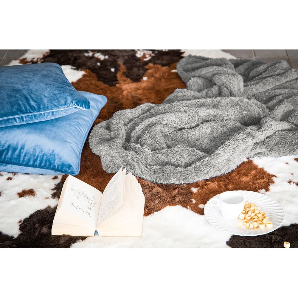 Plyšová deka v barvě taupe Tiseco Home Studio Teddy, 130 x 170 cm - Obrázek 2