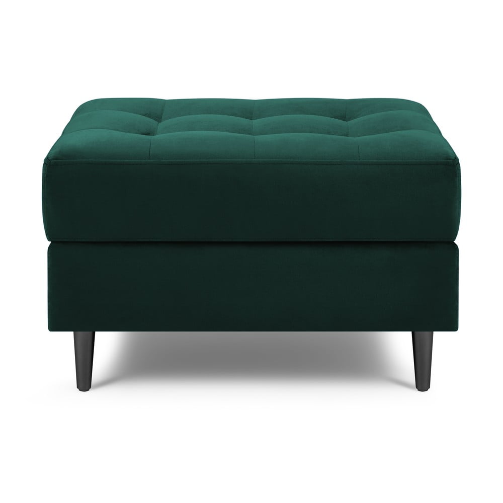 Petrolejově zelená sametová podnožka Milo Casa Santo - Obrázek 2