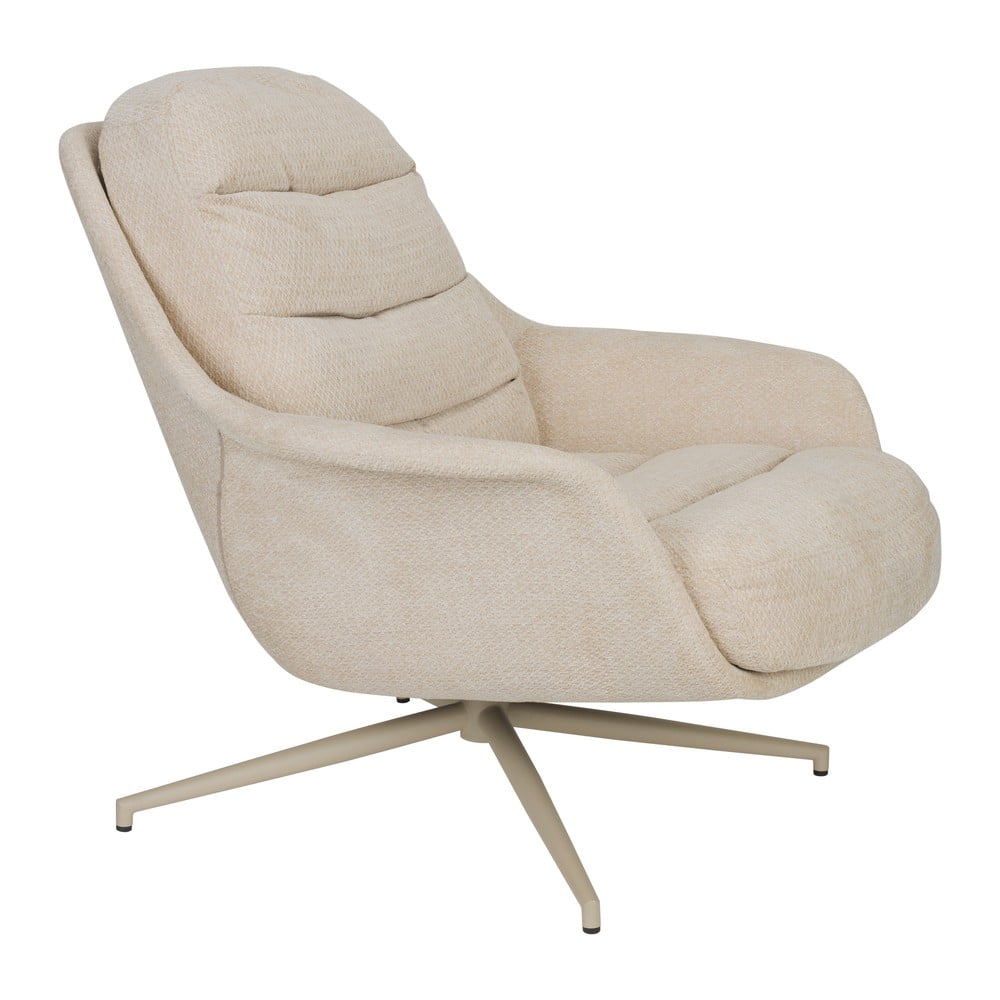 Béžové otočné relaxační křeslo Philly – Zuiver Béžové otočné relaxační křeslo Philly – Zuiver