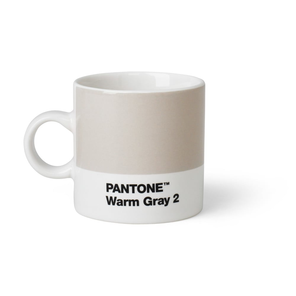Světle šedý keramický hrnek na espresso 120 ml Espresso Warm Gray 2 – Pantone Světle šedý keramický hrnek na espresso 120 ml Espresso Warm Gray 2 – Pantone