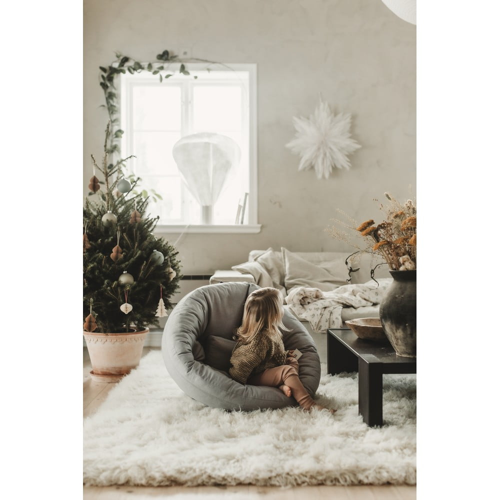 Černošedé relaxační dětské křesílko Mini Nido - Karup Design - Obrázek 2