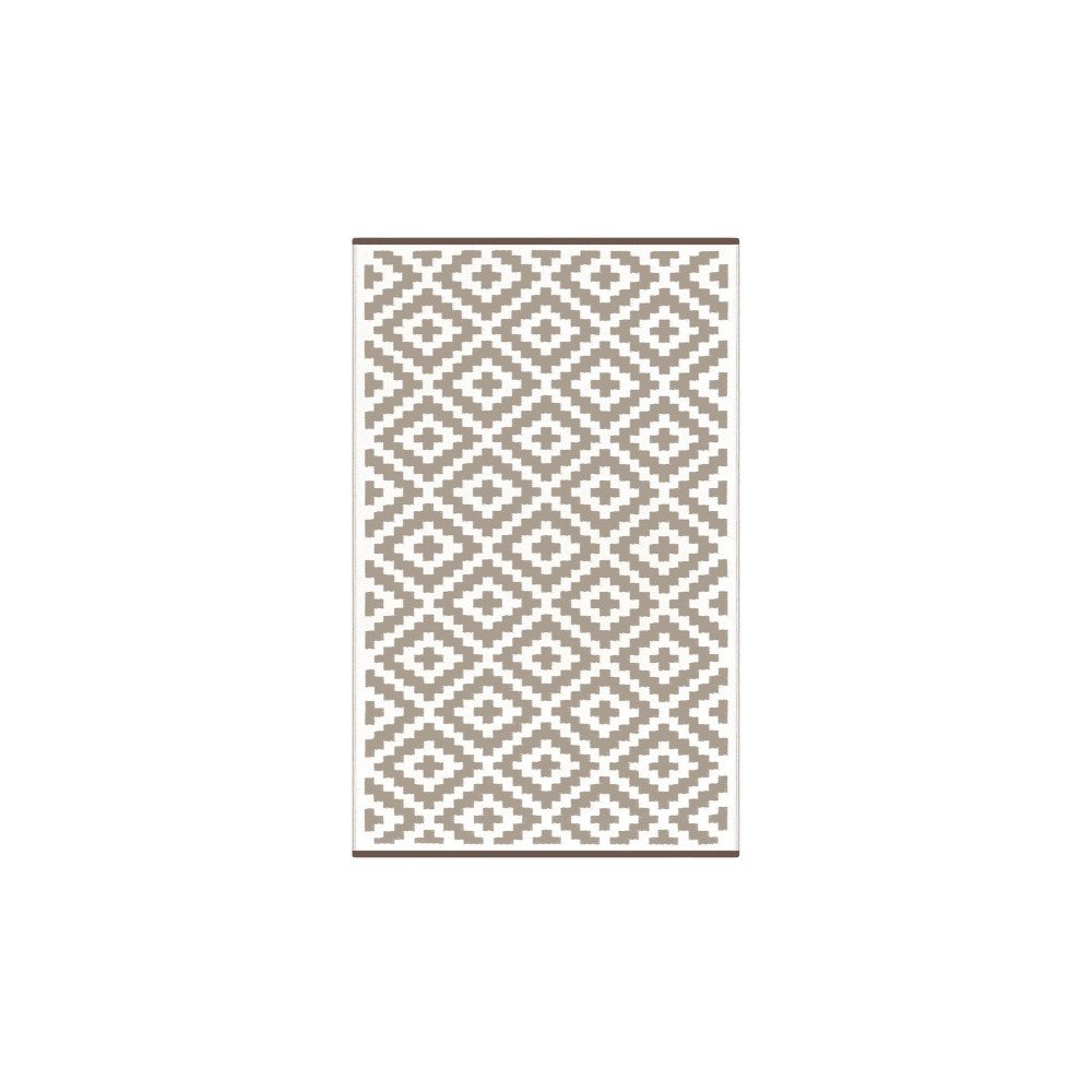 Béžovo-bílý oboustranný koberec vhodný i do exteriéru Green Decore Nirvana, 120 x 180 cm - Obrázek 2