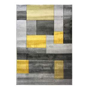 Šedo-žlutý koberec Flair Rugs Cosmos, 120 x 170 cm