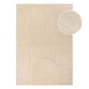 Béžový vlněný koberec Flair Rugs Zen Garden, 120 x 170 cm