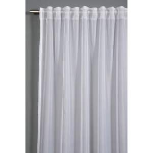 Bílá záclona 175×600 cm Voile Uni – Gardinia