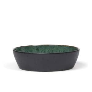 Tmavě zelená miska z kameniny ø 18 cm – Bitz