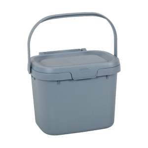 Šedá nádoba na kompostovatelný odpad z recyklovaného plastu Addis Eco Range