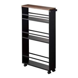 Černý kovový koupelnový regál 47,5×81 cm Tower – YAMAZAKI