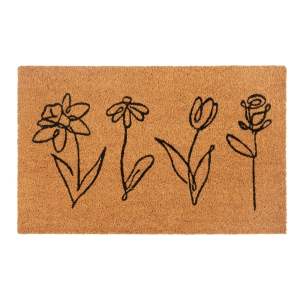 Rohožka z kokosového vlákna 40×70 cm Wildflowers – Hanse Home